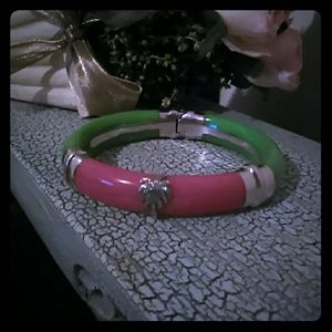 sterling silver palm tree bracelet